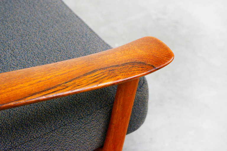 Easy Chair by P. Hvidt, FD 130, France & Son Teak Mid Century Danish Modern 60s 4