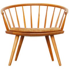 Yngve Ekström Arka Maple Chair Swedish Mid-Century Modern Design