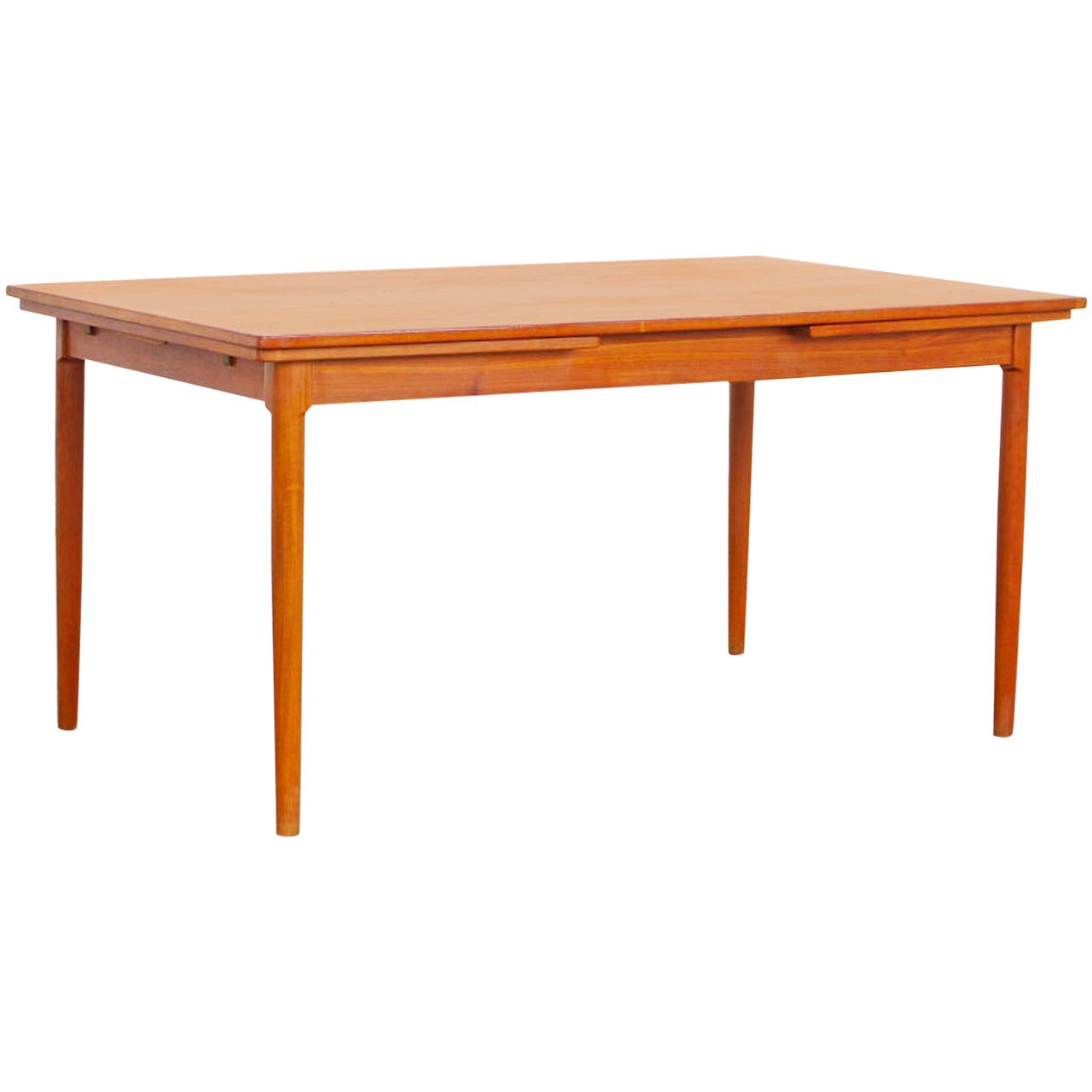 Expandable Teak Dining Table attr. to Harry Ostergaard