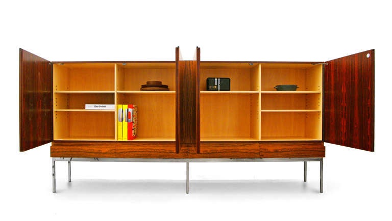 Mid-Century Modern Highboard B 60 by Dieter Waeckerlin rosewood