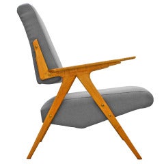Easy Chair Italian Modern Kvadrat 1950s