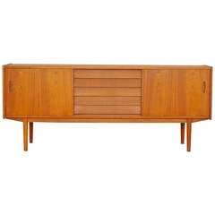 Teak Sideboard by Nils Jonsson for Troeds Sweden 60s Danish Modern Design