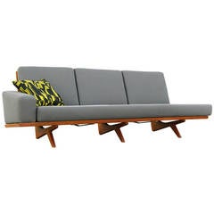 Teak Sofa by Gustav Thams, Model 61, Danish Modern Design, 1960s