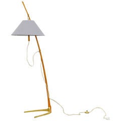 Floor lamp by J. T. Kalmar Austria Dornstab Wiener Werkstätten, 1947