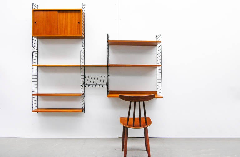 mid century shelving system