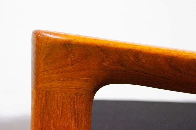 Easy Chair von Ole Wanscher für Peter Jeppesen, „Senator“, Teakholz (Moderne der Mitte des Jahrhunderts)