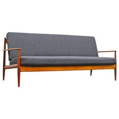Teak Sofa by Grete Jalk Model 118/3 for France & Son, Danish Modern, 1959