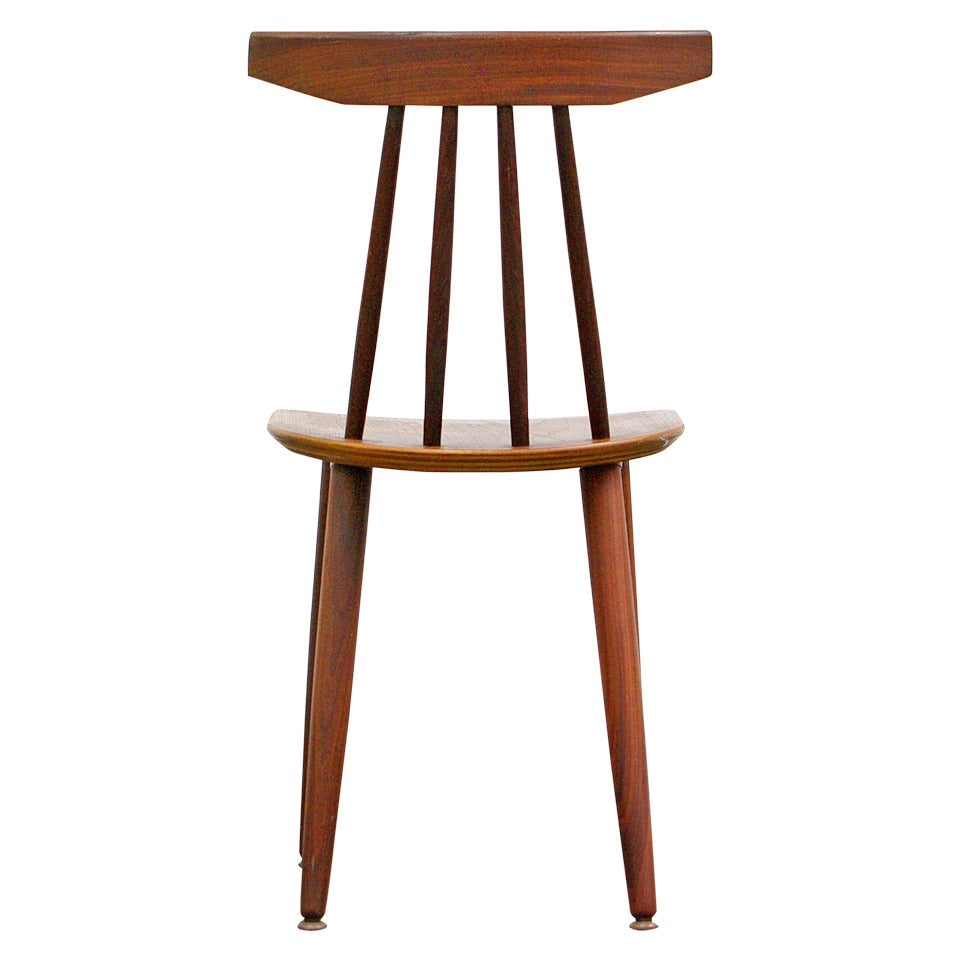 Teak Side Chair by Poul Volther Model 370 for Frem Røjle, Danish Modern, 1960s