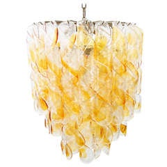 chandelier Venini Italy Lamp Murano