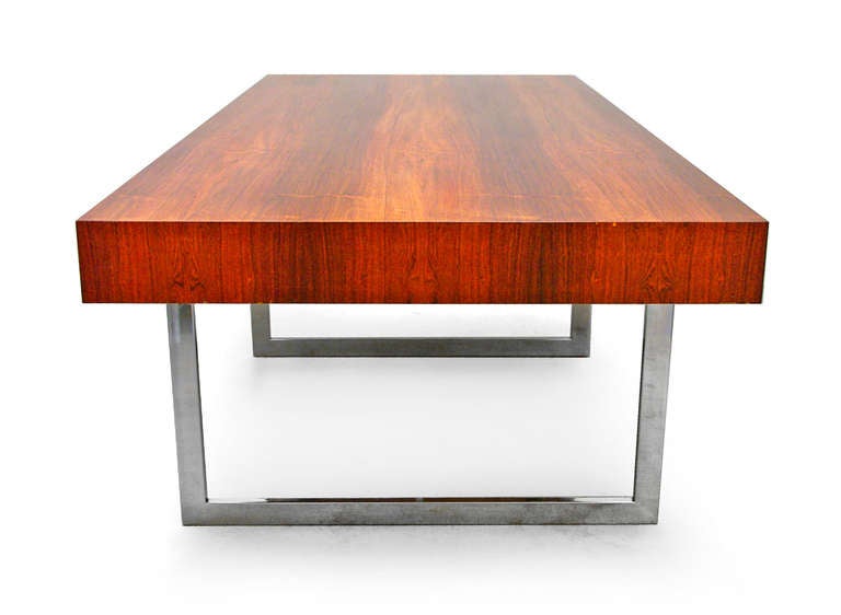 desk by Bodil Kjaer for E. Pederson & Søn rosewood 60s 2