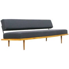 Sofa by Florence Knoll International Daybed in Beech, Mid-Century Modern Design