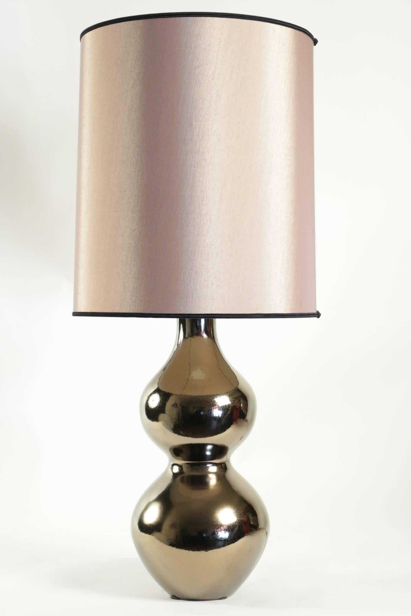 1960s Faience Lamp 1