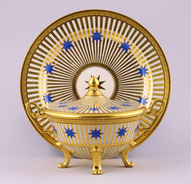 Covered Bowl and Stand
