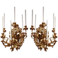 A Pair of Luxurious Wall Appliques