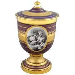 Antique Decorative Vase with Lid