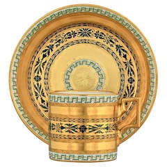 Luxurious Viennese Cup and Saucer