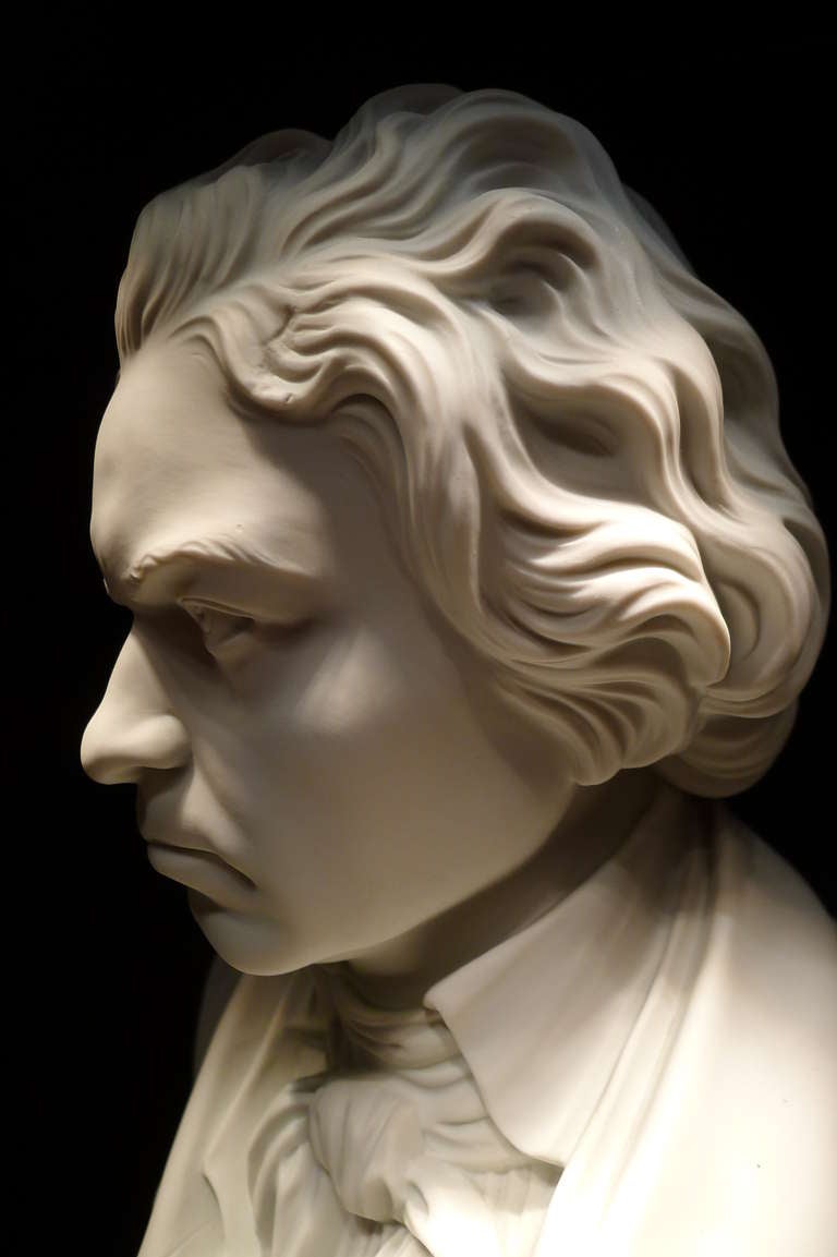Bust of Ludwig van Beethoven In Excellent Condition For Sale In Vienna, AT