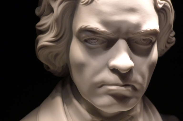 19th Century Bust of Ludwig van Beethoven For Sale