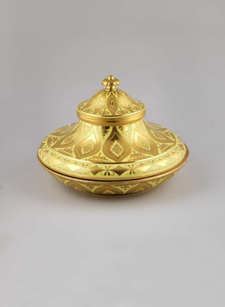 A Viennese Oriental-Style Bowl with Lid