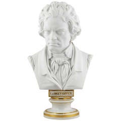 Antique Bust of Ludwig van Beethoven