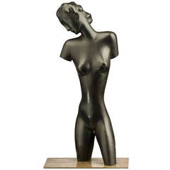 1950ies Female Sculpture by Hagenauer Werkstätte