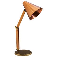 Table or Wall Lamp L 16 by Hagenauer Werkstätte