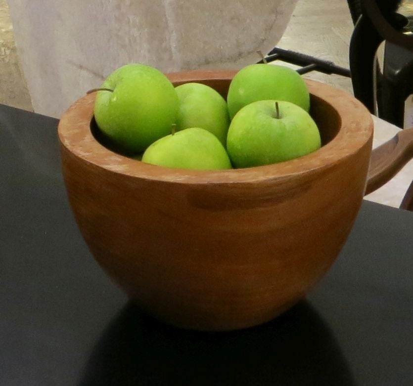 Turned Pair of Wooden Bowls from the Apartment of Franz Hagenauer For Sale