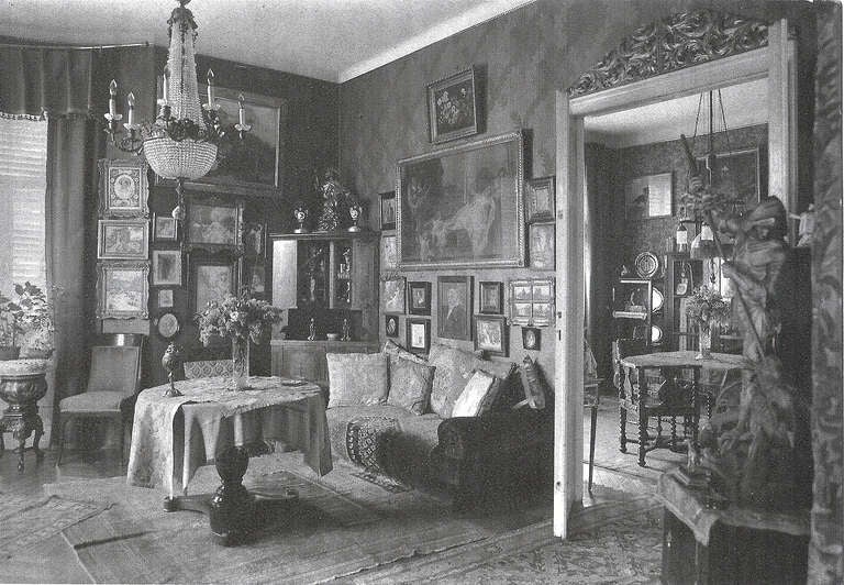 Set of Four Chairs from a Painters Residence in Vienna 4