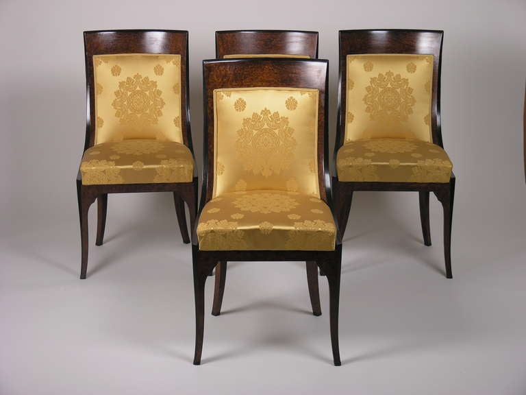 Set of Four Chairs from a Painters Residence in Vienna 3