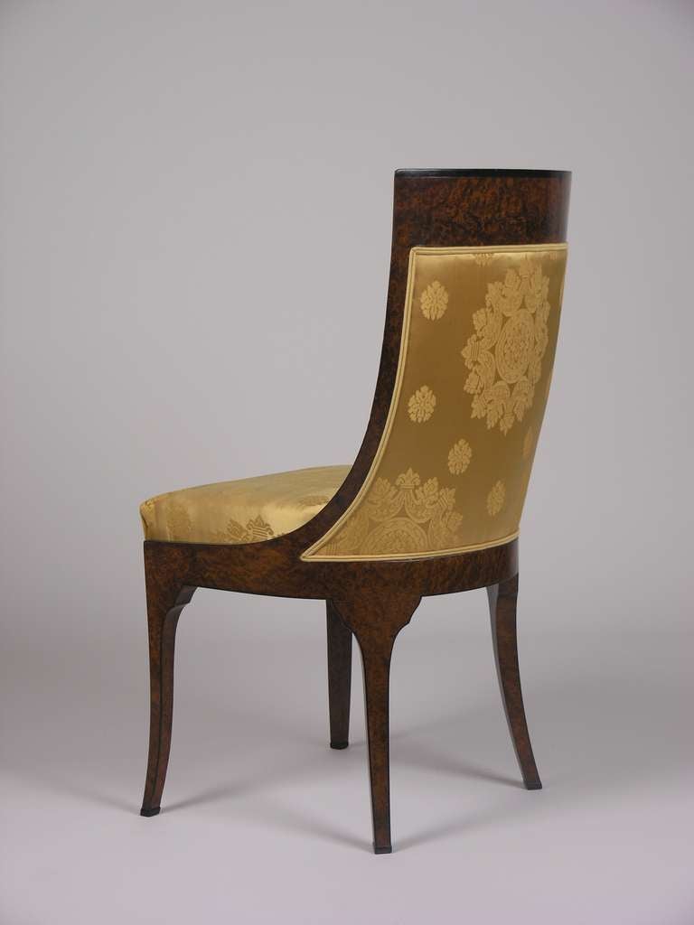 20th Century Set of Four Chairs from a Painters Residence in Vienna