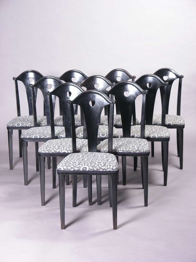 Rare Set of 10 Bentwood Chairs
