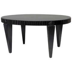 Viennese Dining Table with 6 Armchairs Art  Deco