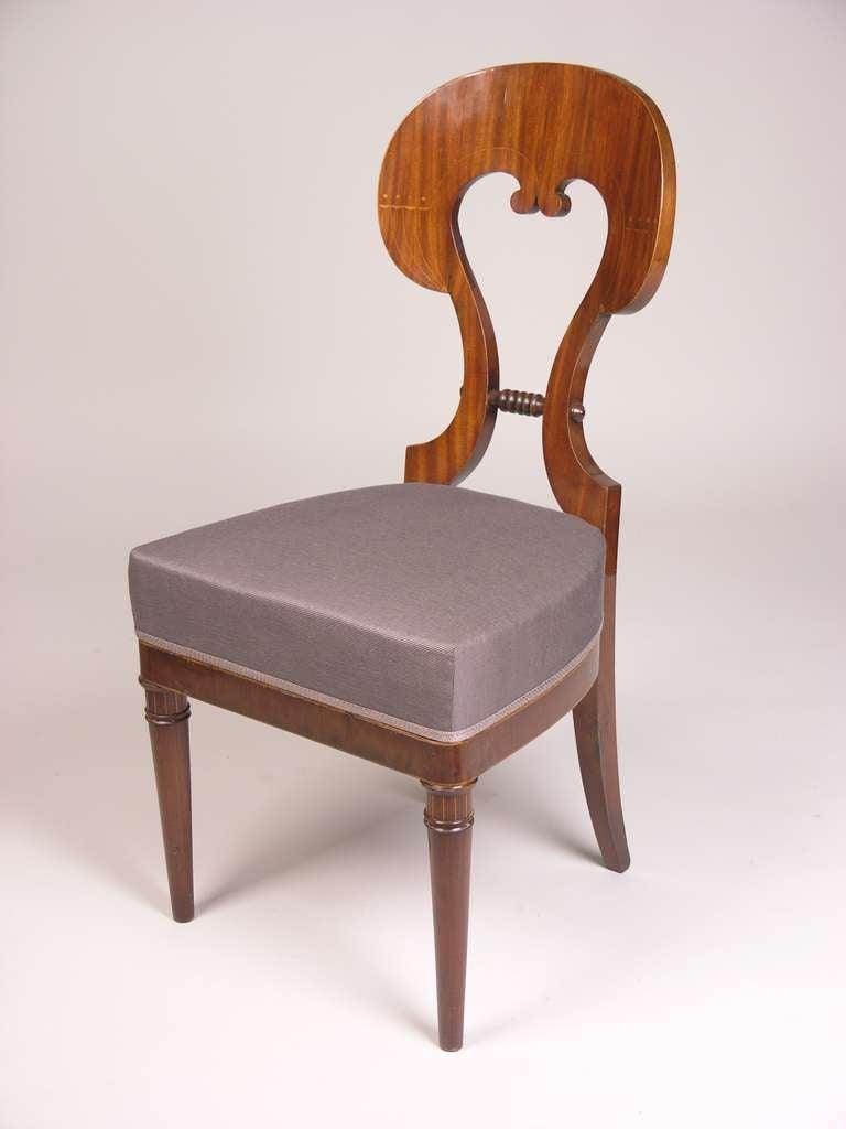 Pair of Viennese Biedermeier Chairs In Excellent Condition For Sale In Vienna, AT