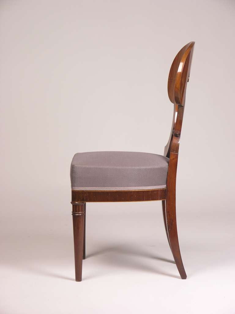 19th Century Pair of Viennese Biedermeier Chairs For Sale