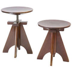 Pair of functional Piano Stools