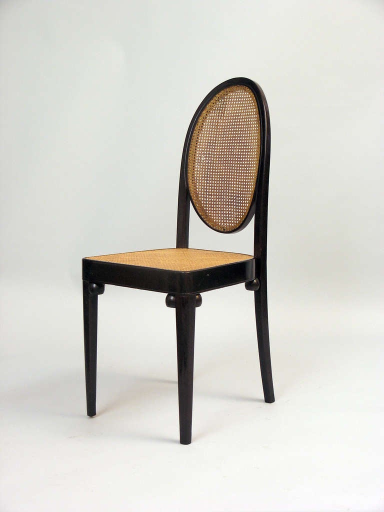 Art Nouveau Pair of original Bentwood Chairs No. 415 by Gustav Siegel