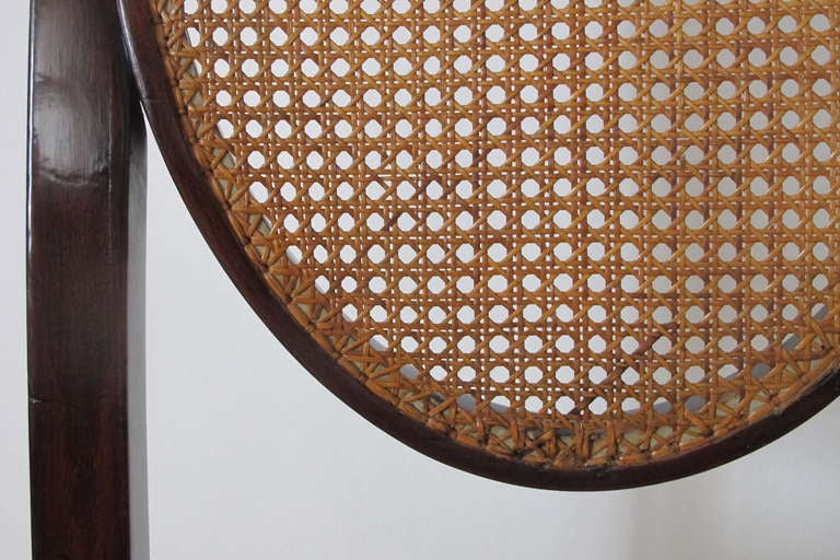 Pair of original Bentwood Chairs No. 415 by Gustav Siegel In Excellent Condition In Vienna, AT