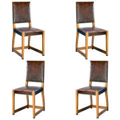 Original Set of four Dining Chairs by Carl Witzmann