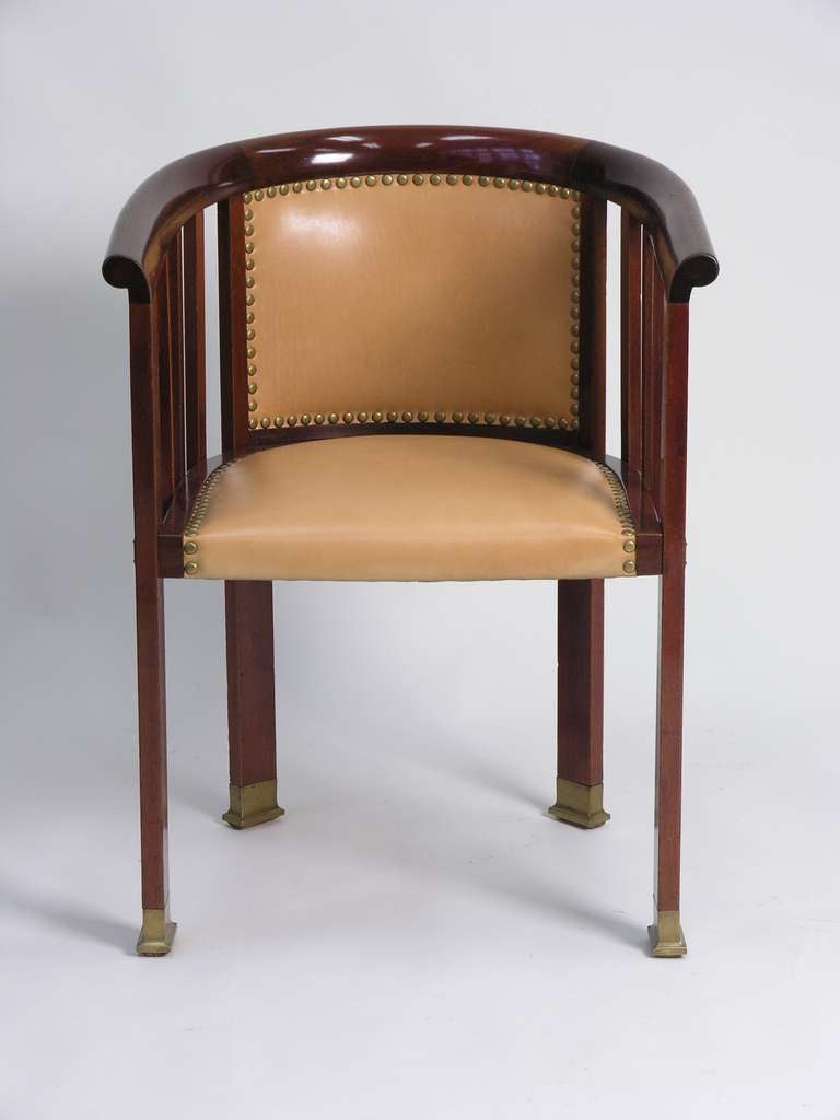 Art Nouveau Original Viennese Armchair