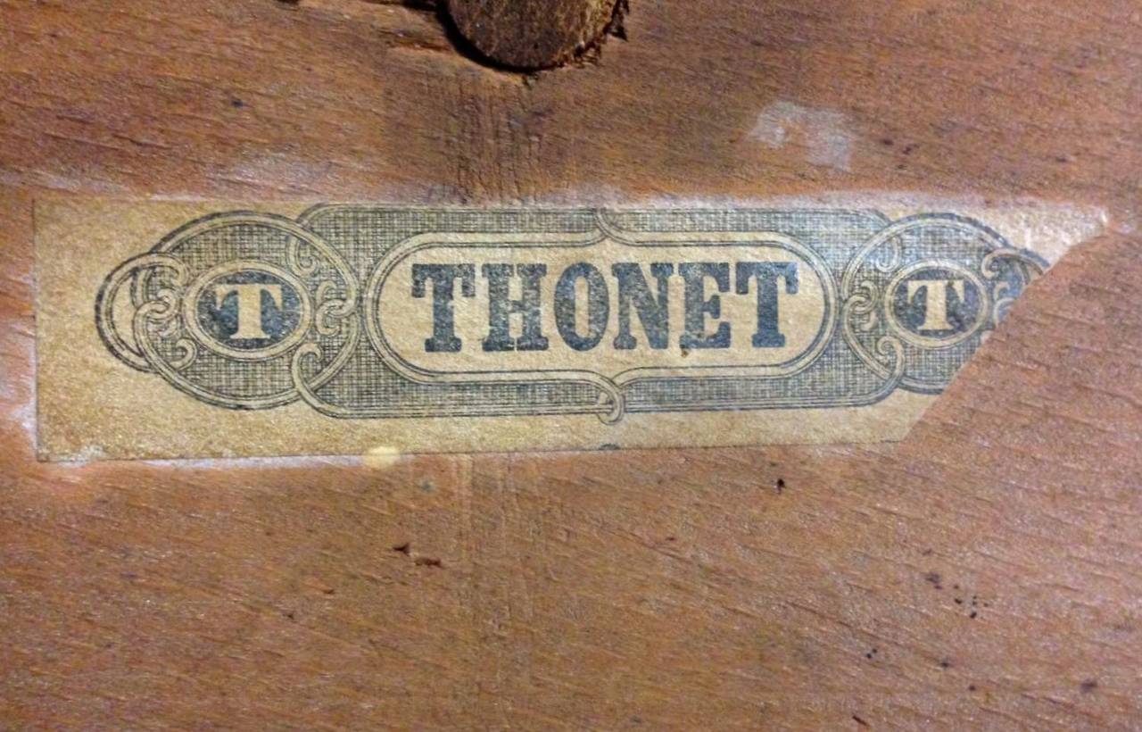 Pair of Windsor Armchairs by Thonet For Sale 4