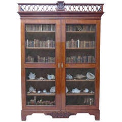 Fine & Impressive Late 18th C. Neoclasscial Mahogany Library Bookcase 8