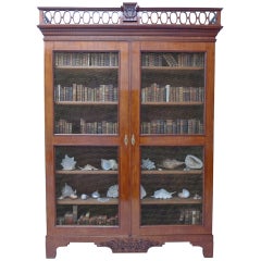 Fine and Impressive Late 18th Century Neoclassical Mahogany Library Bookcase