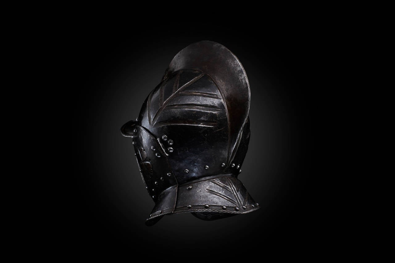 close burgonet helmet