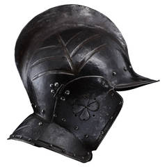 Elegant Burgonet Helmet Made for an Officer, Nuremberg circa 1570