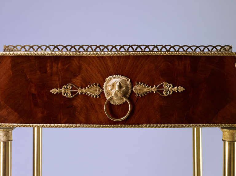 Gilt Important German Empire Jardiniere from Berlin around 1800, probably by the Werner & Mieth Workshop