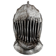 Rare Tournament Helmet for the Gioco Del Ponte in Pisa, circa 1590