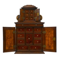 South German 17th c. Baroque Table Cabinet, probably Augsburg 2