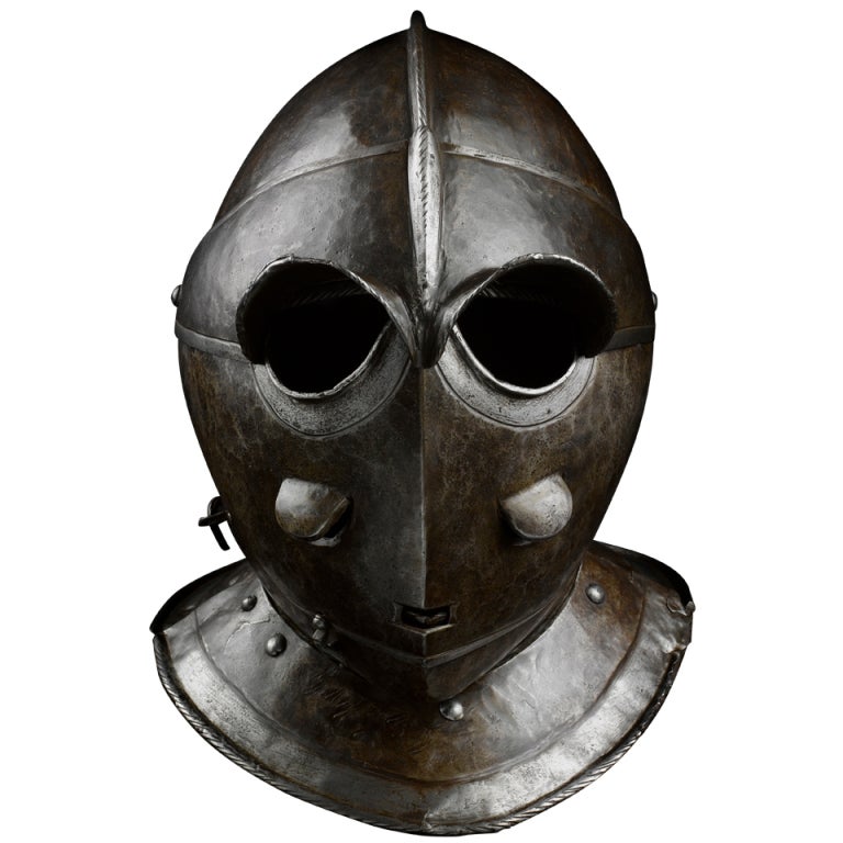 Gå glip af finansiel analyse Rennaissance Savoyard Helmet circa 1600 - Italy or Germany at 1stDibs | savoyard  helmets, medieval prisoner helmet, prisoner helmet medieval