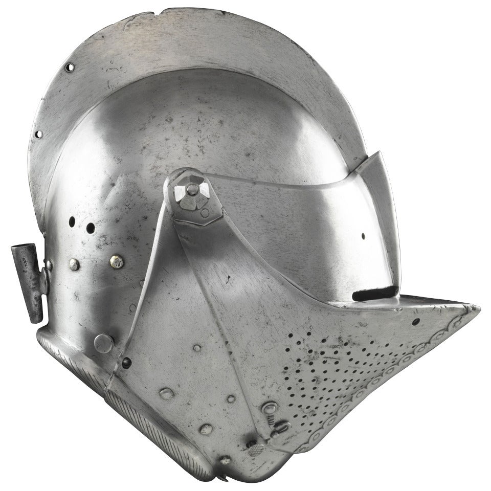 Rare Tournament Helmet, South Germany ca. 1580