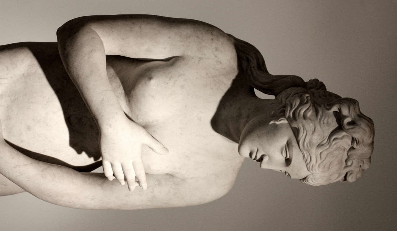 Grand Tour Italian 19th c. Life-Size White Marble Figure Of The Capitoline Venus